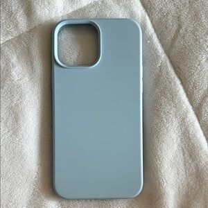 iPhone 13 Pro Max light blue silicone case